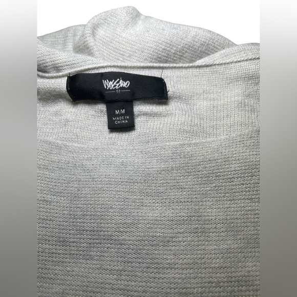 Mossimo Pullover Gray Light Weight Sweater Size M - Picture 5 of 5